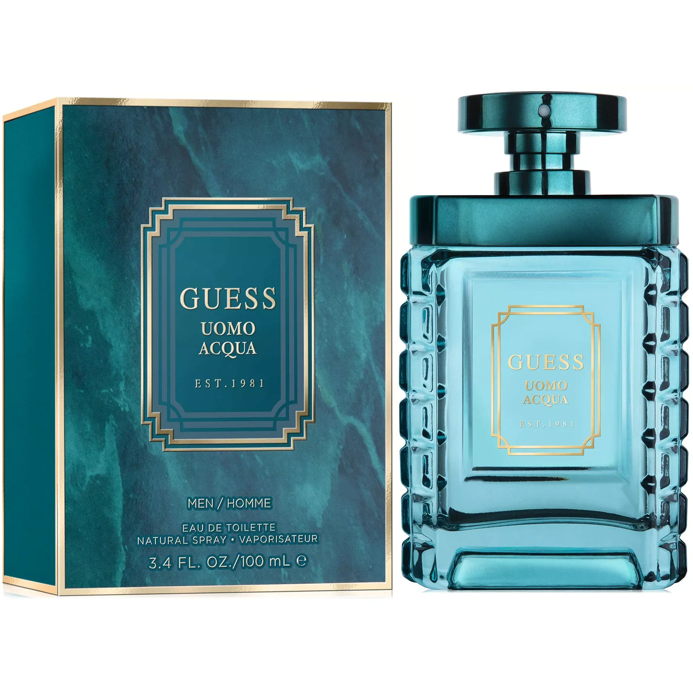 Guess Uomo Acqua 3.4 oz EDT for men