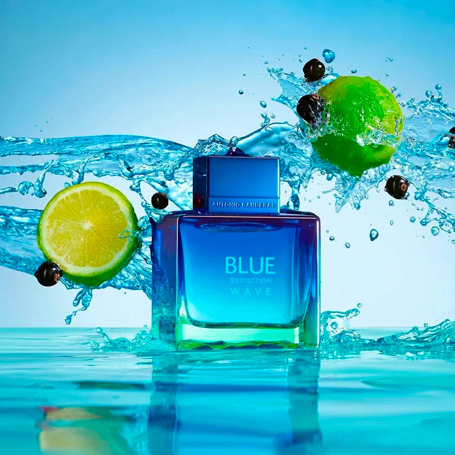 Blue Seduction Wave 3.4 oz EDT for men